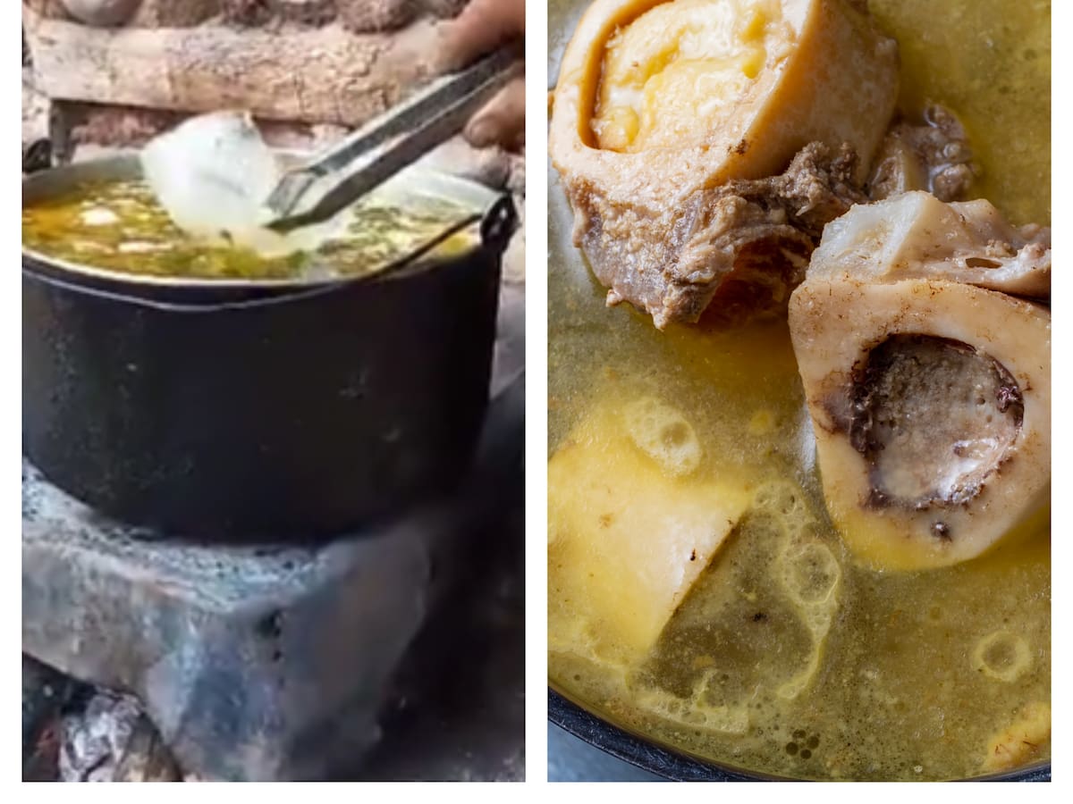 El truco infalible para eliminar la grasa del caldo de carne o costilla