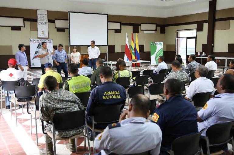 En la Gobernación del Atlántico está lista la sala de crisis para coordinar todo lo relacionado con los eventos en municipios.