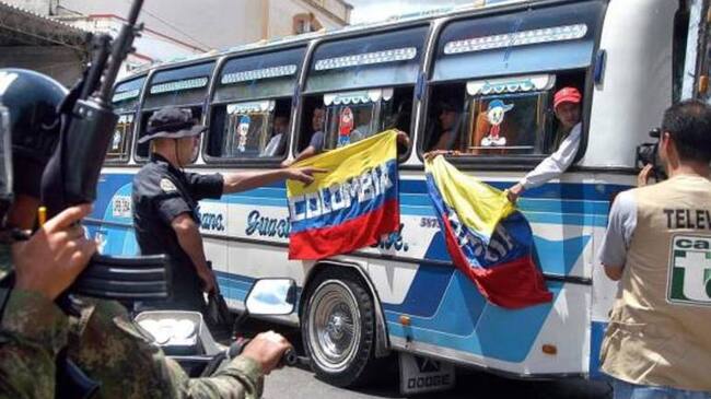 En las próximas horas los colombianos cruzarían la zona de frontera.