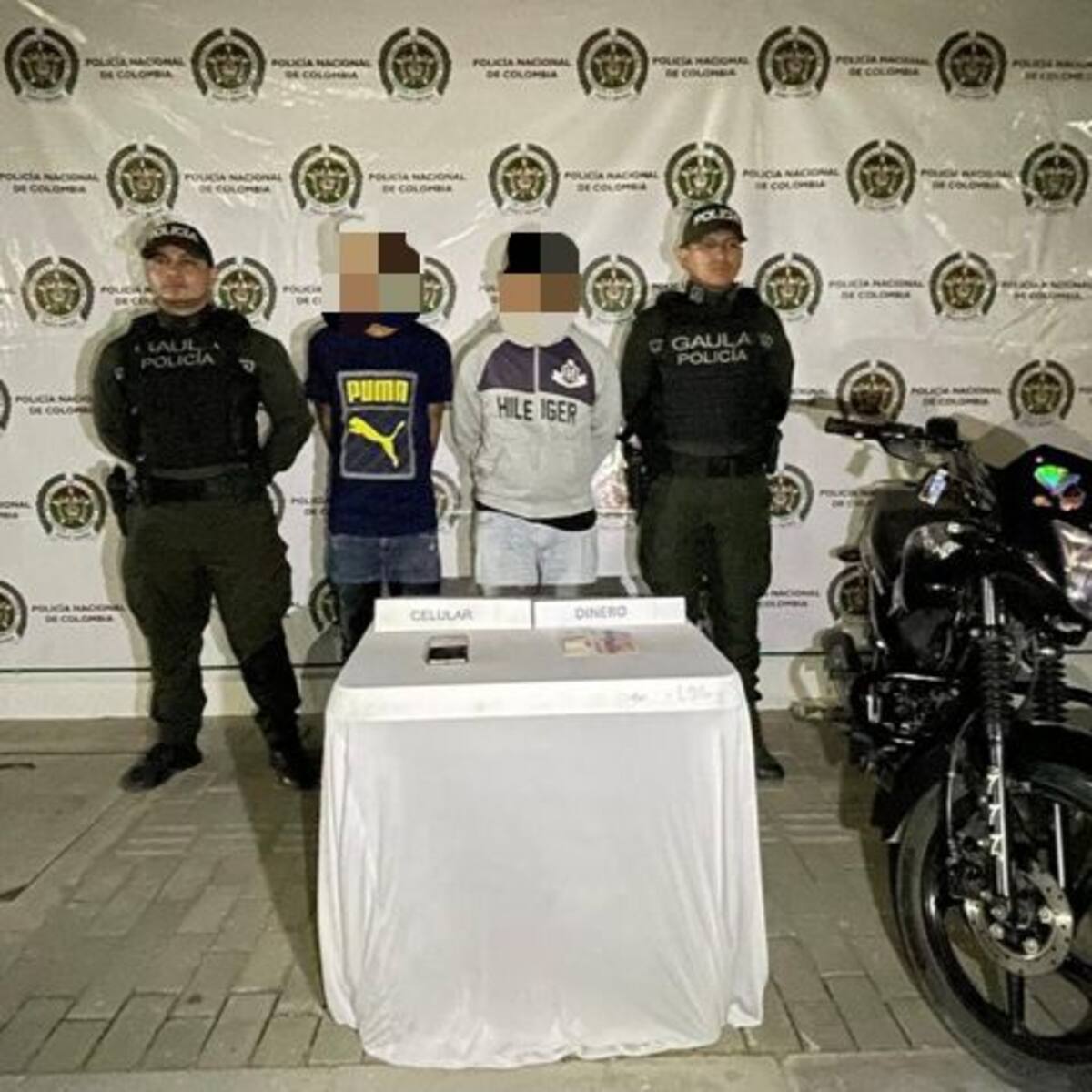 Capturados dos presuntos extorsionistas de las ACSN en Santa Marta
