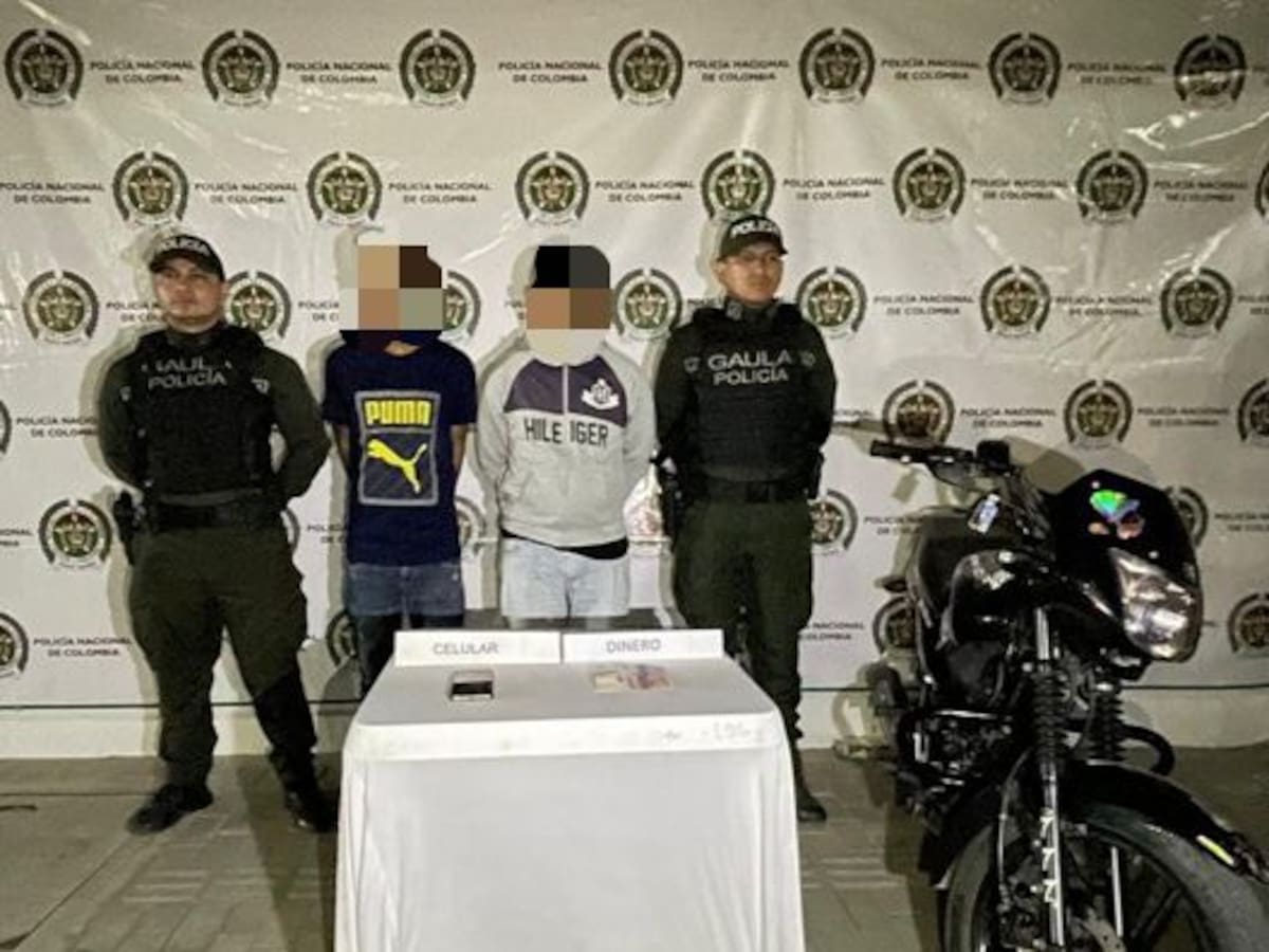 Capturados dos presuntos extorsionistas de las ACSN en Santa Marta