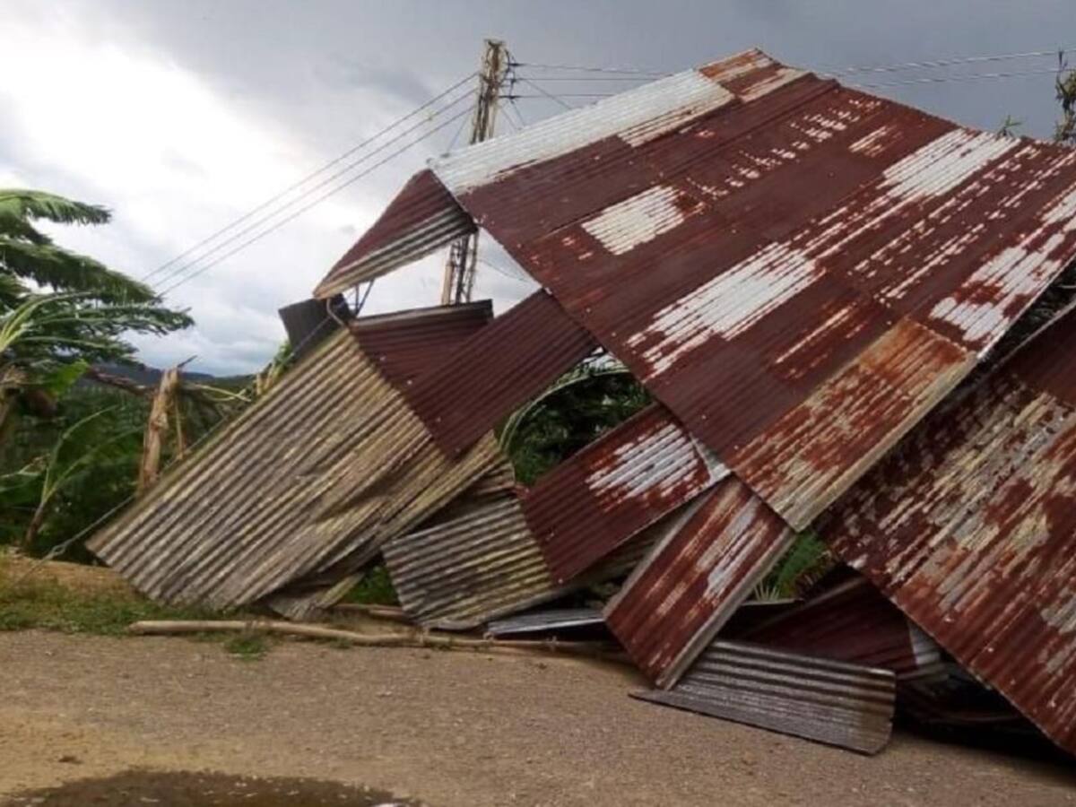 Emergencias se registraron en el occidente Caldas, tras fuertes lluvias