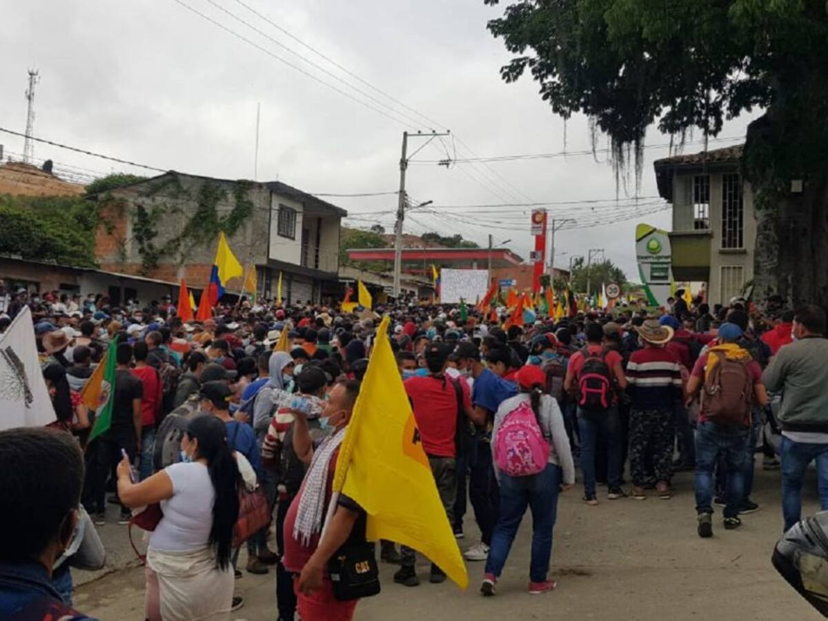 Masivas movilizaciones de campesinos en la provincia de Ocaña