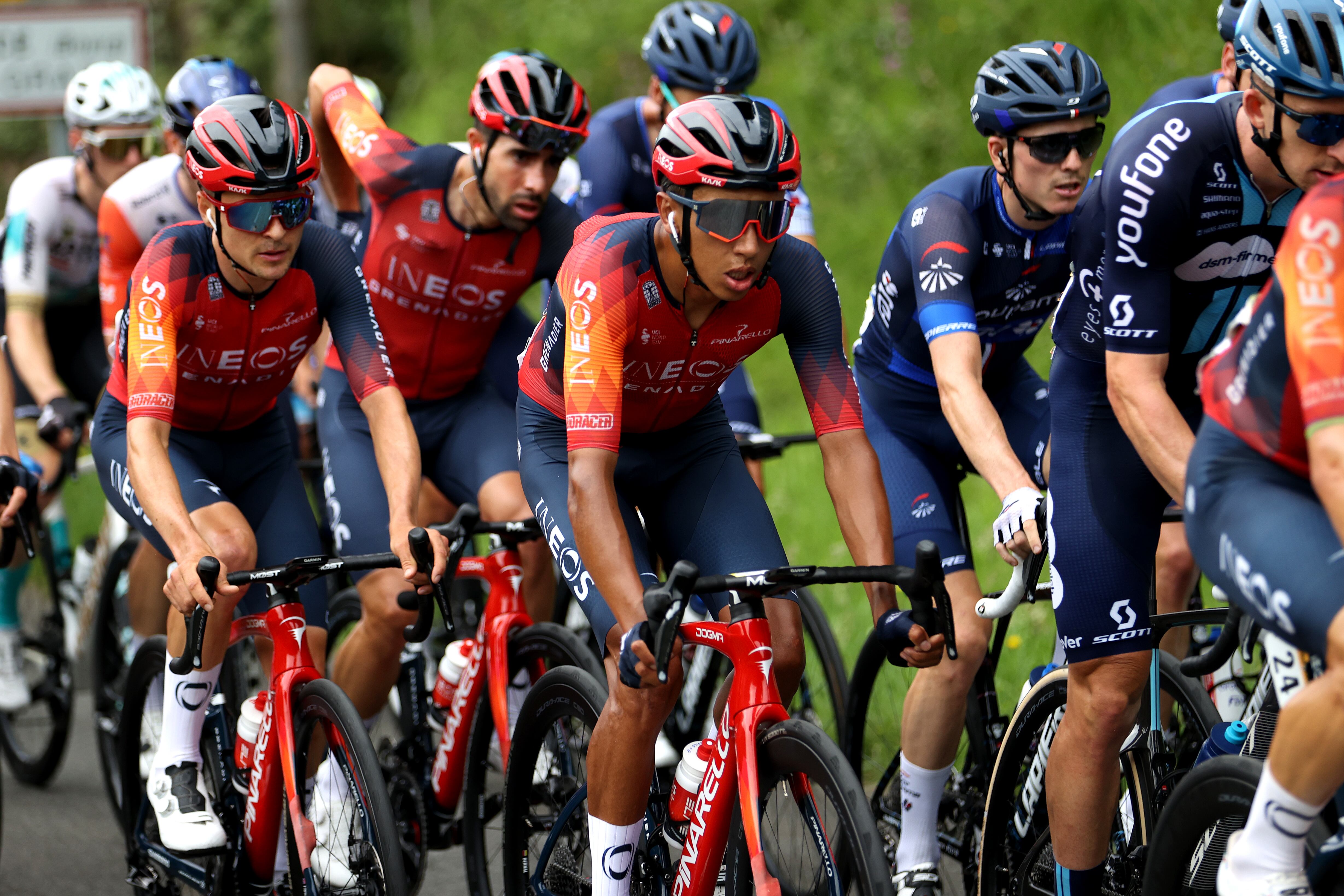 Egan Bernal durante la quinta etapa del Tour de Francia. (Photo by Michael Steele/Getty Images)