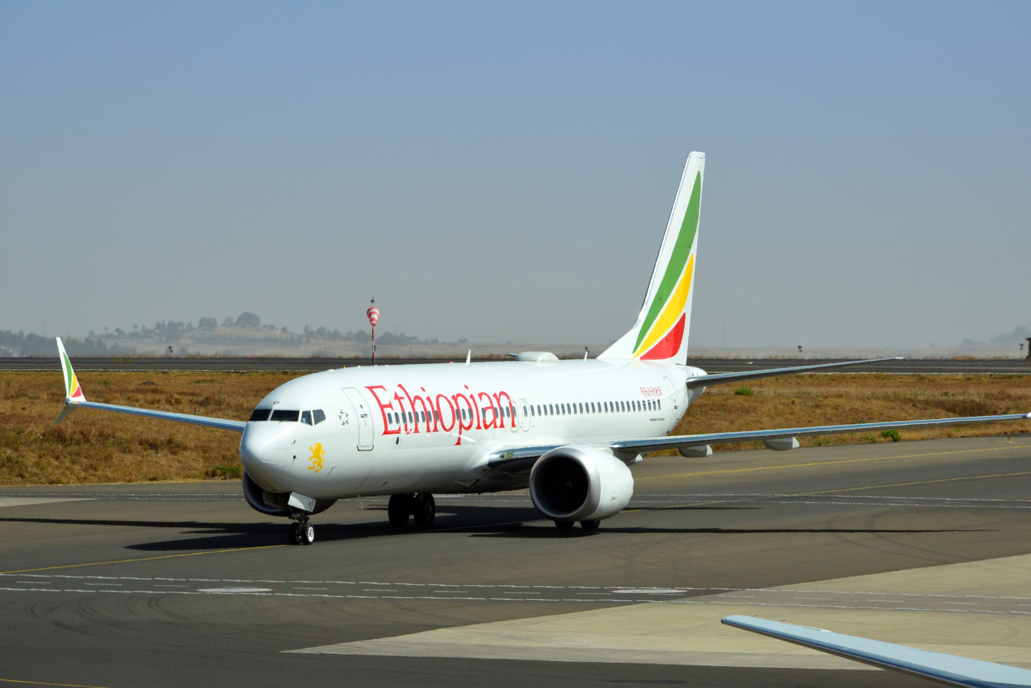 Boeing 737 MAX 8 de Ethiopian Airlines, matriculado como ET-AVJ, accidentado en marzo de 2019 en Adís Abeba, Etiopia. FOTO: Getty Images