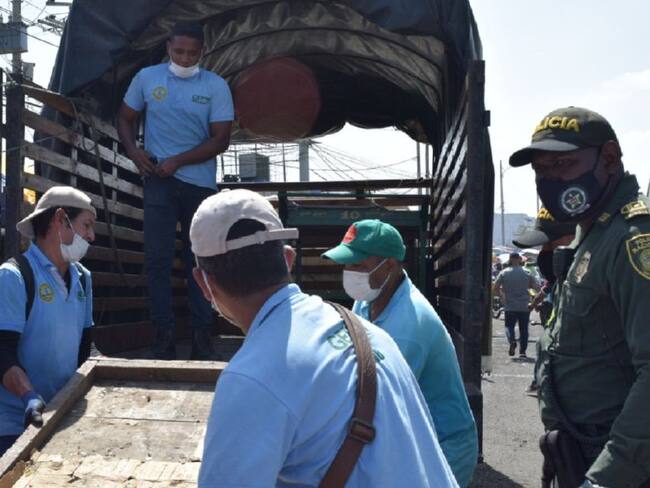 Parque de la Marina, un anden peatonal de El Bosque y zonas de bajamar de La Boquilla y El Laguito hacen parte de los sectores recuperados