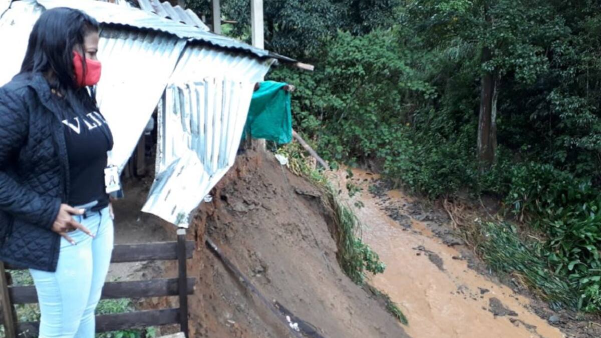 Las fuertes lluvias en las últimas horas han afectado a La Cumbre y Dagua