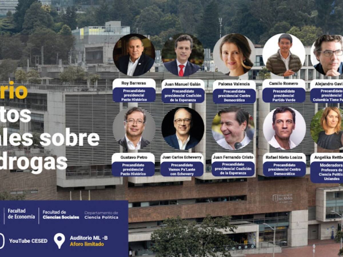 Primer conversatorio con precandidatos será sobre política de drogas