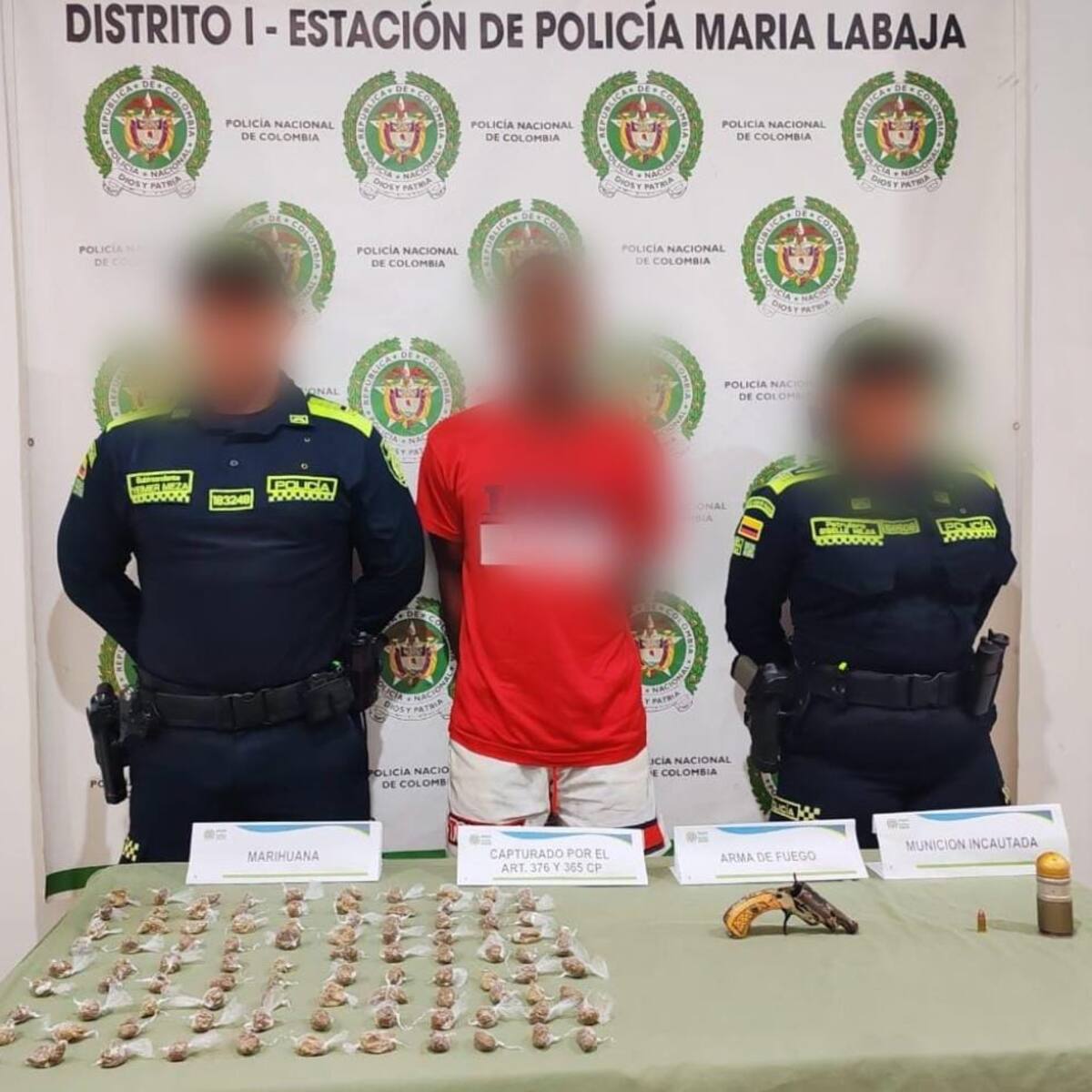Cayó presunto expendedor de drogas en Maríalabaja