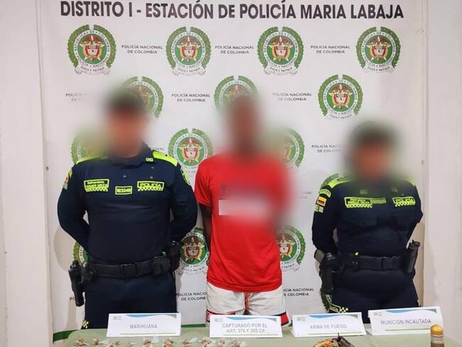 Cayó presunto expendedor de drogas en Maríalabaja