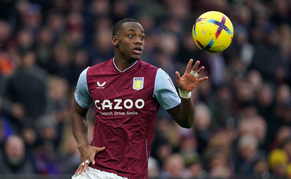 Jhon Jader Durán en el partido del Aston Villa ante el Crystal Palace (Photo by Mike Egerton/PA Images via Getty Images)