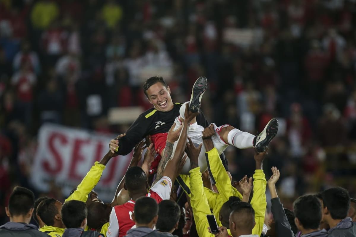 Ante 24059 espectadores, el venezolano jugó su último partido en Bogotá.