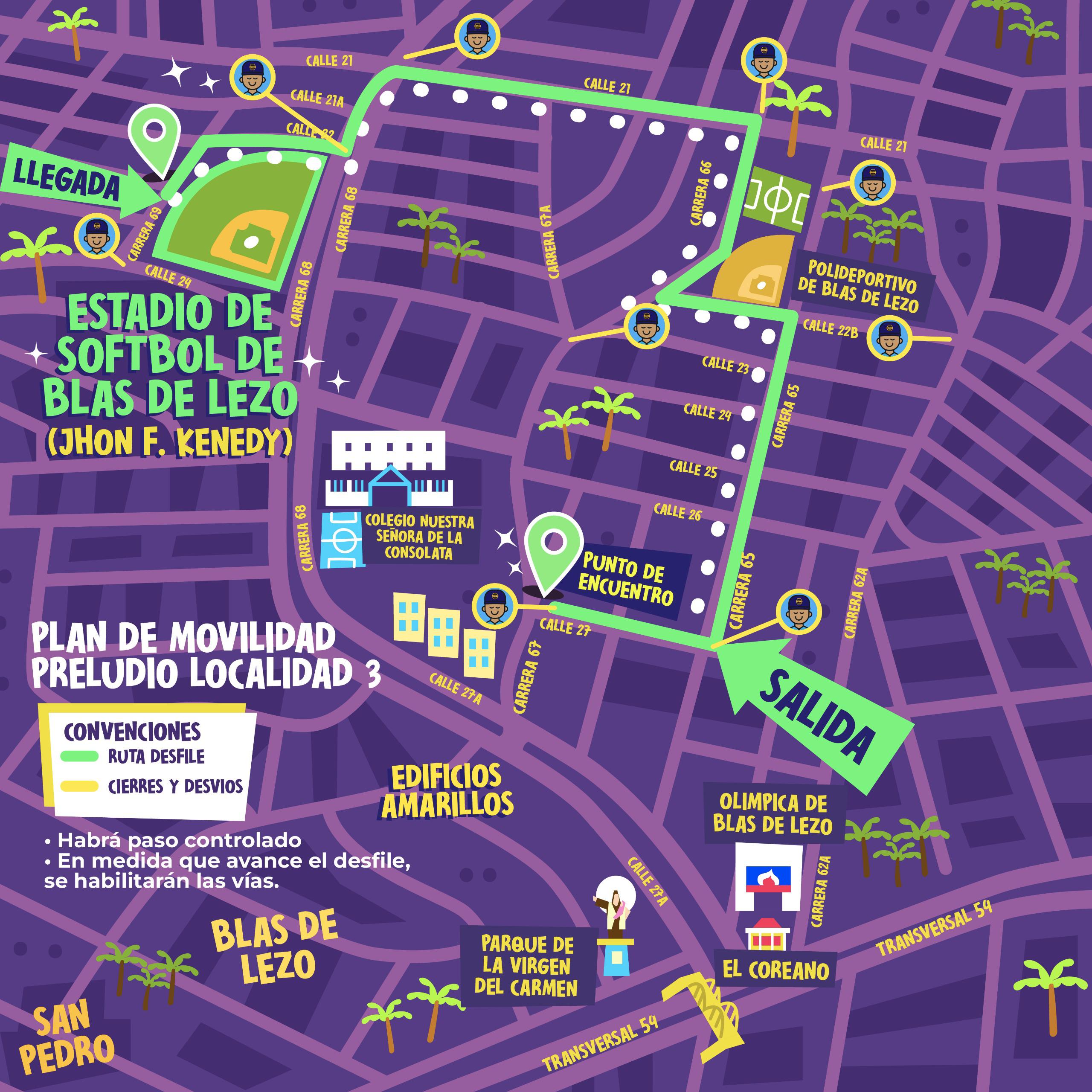 Plan de movilidad para el preludio de la Localidad Industrial y de la Bahía