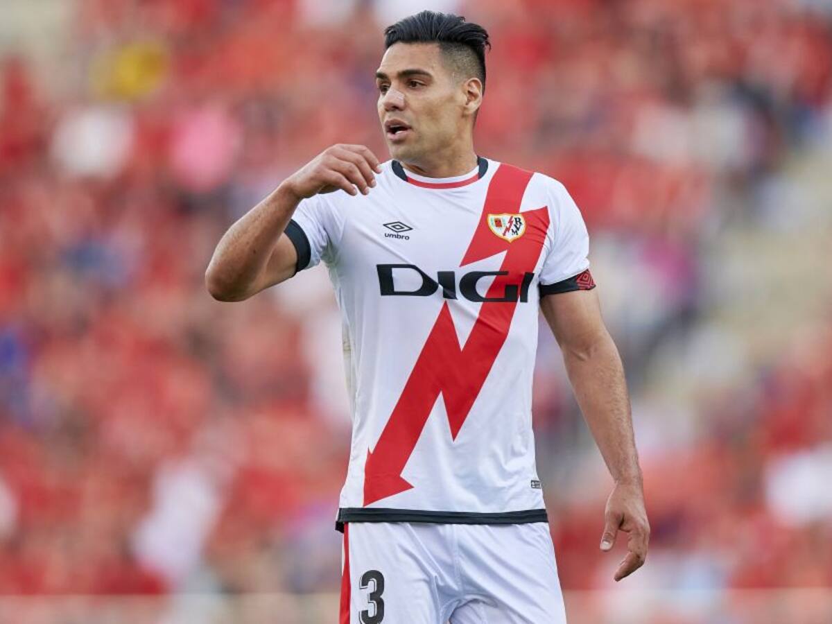 Falcao volvió a ser titular con el Rayo Vallecano luego de tres meses