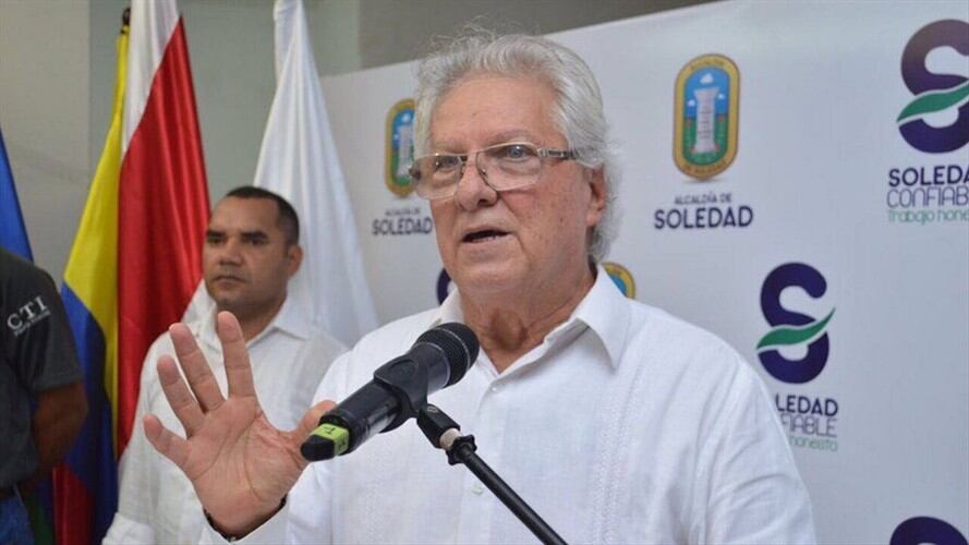 El alcalde del municipio de Soledad Joao Herrera. Foto: Colprensa