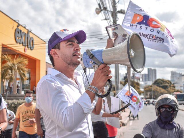 Senador del Pacto Histórico, Alex Flores. Foto tomada de X