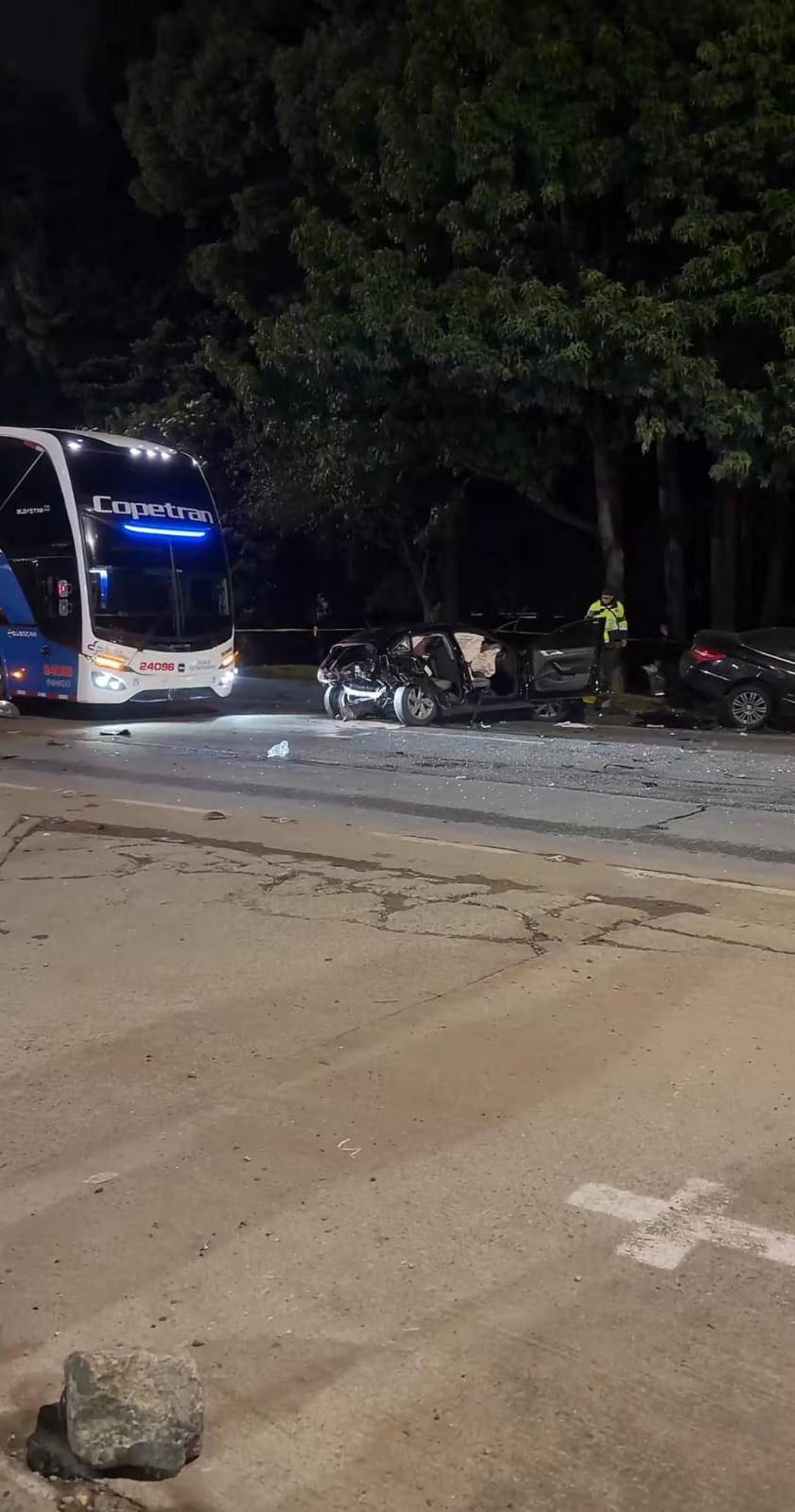 Accidente Autopista Norte con carrera 225. Foto: cortesía