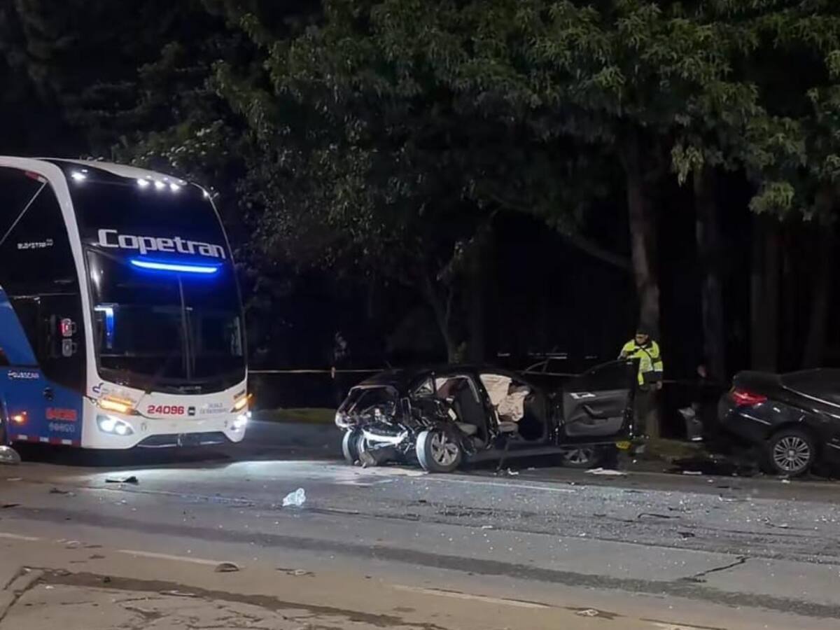 Una mujer falleció y otra quedó lesionada tras fatal accidente en la Autopista Norte en Bogotá