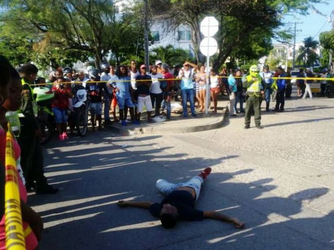Dos muertos deja enfrentamiento con la Policía en Cartagena