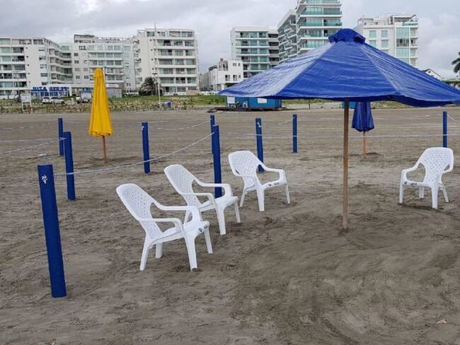 En Cartagena, continúa implementación de piloto en las playas