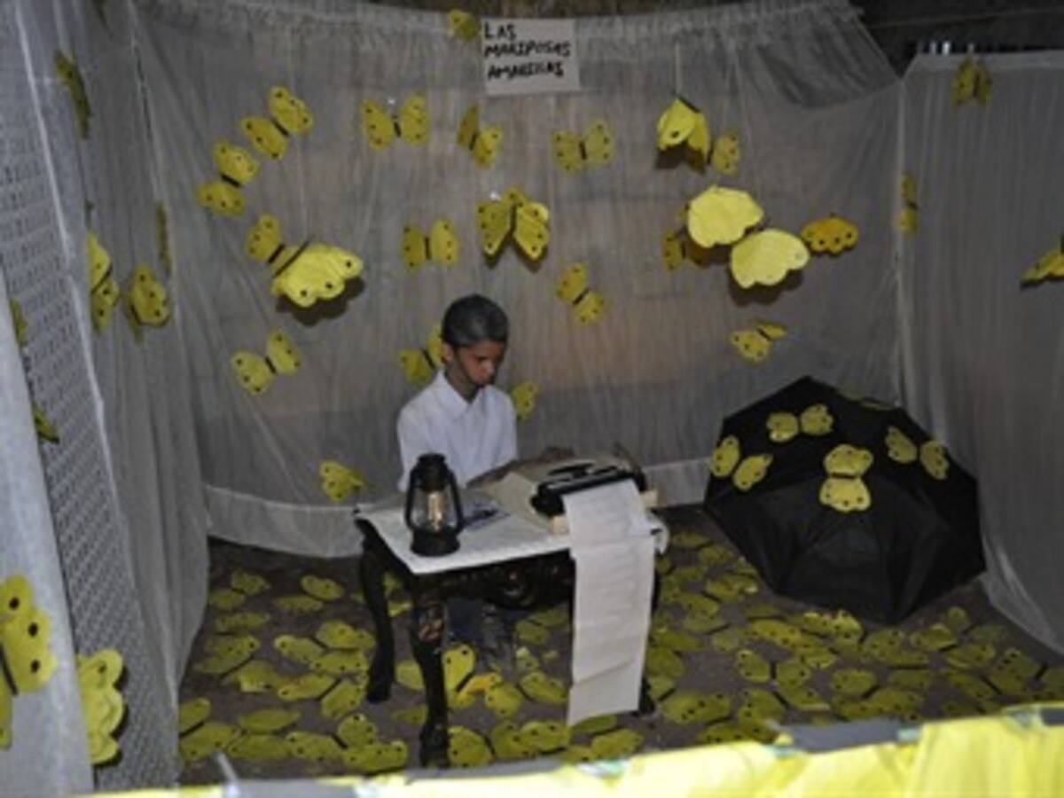 Gabo 'revivió' en plaza de la Proclamación de Cartagena en el Hay Festival
