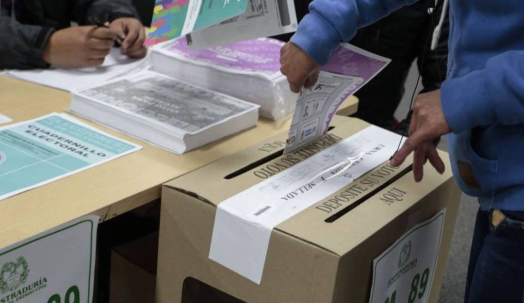 Jornada de elecciones en Colombia.                           Foto: Getty 