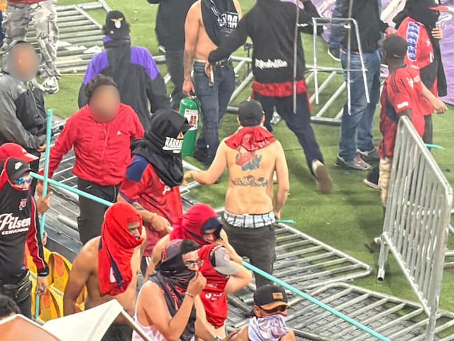 Avanzan investigaciones sobre los responsables de los disturbios en el Atanasio Girardot Foto: Cortesía