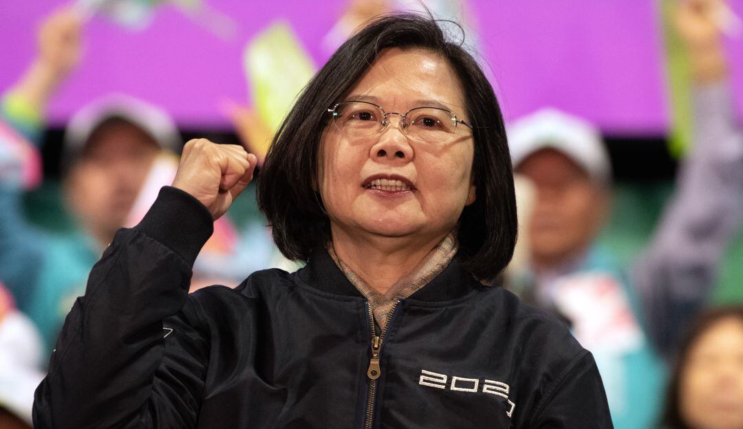 La presidenta de Taiwán, Tsai Ing-wen.
