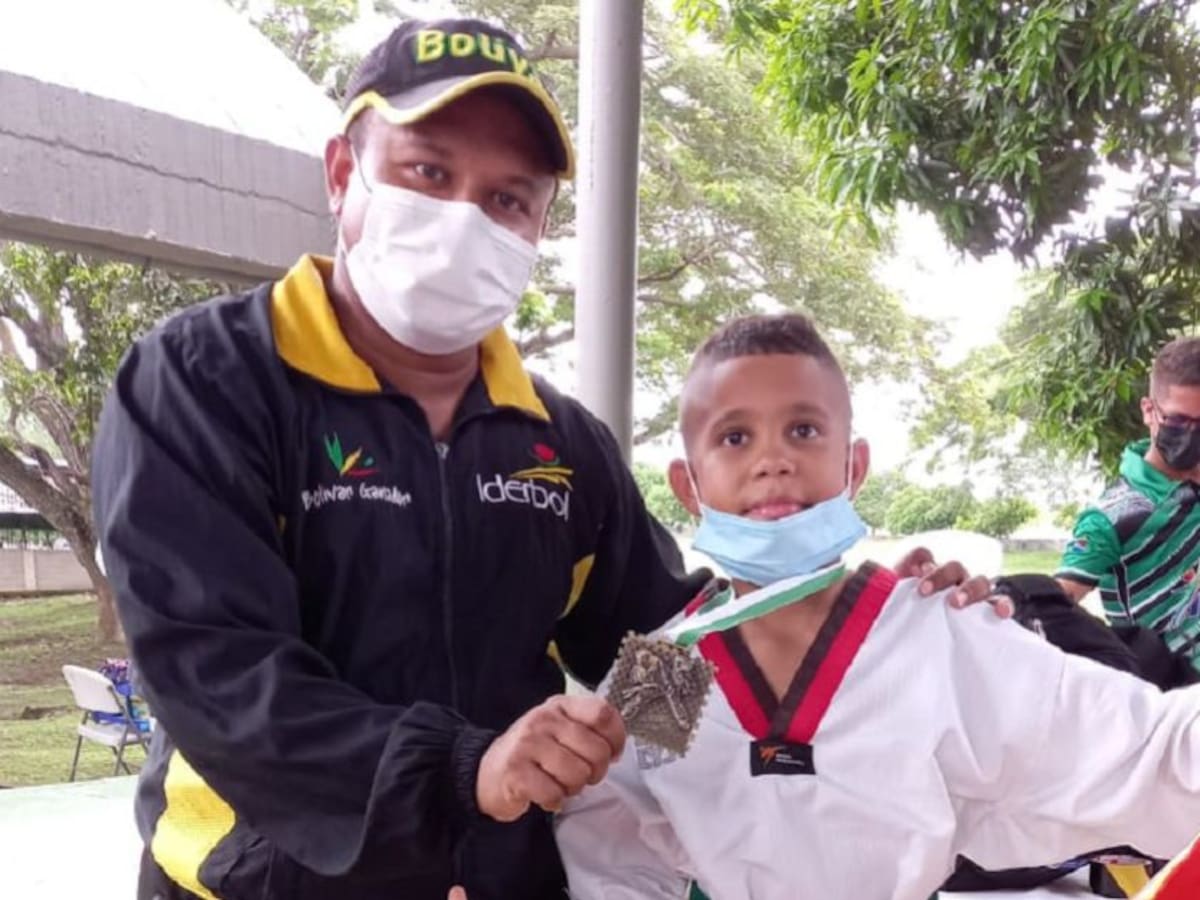 Emmanuel Poveda Sierra: promesa del taekwondo en Bolívar