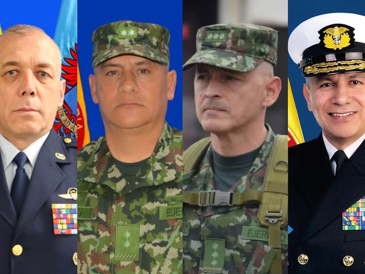 Esta es la nueva cúpula militar del Gobierno de Abelardo de la Espriella