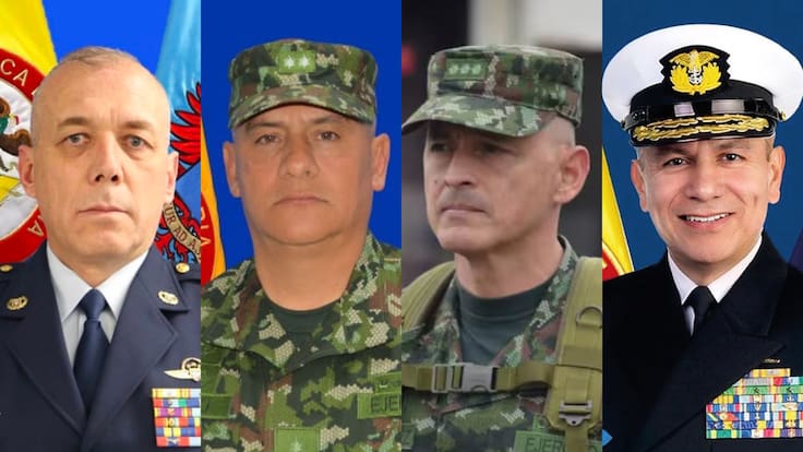 Esta es la nueva cúpula militar del Gobierno de Abelardo de la Espriella