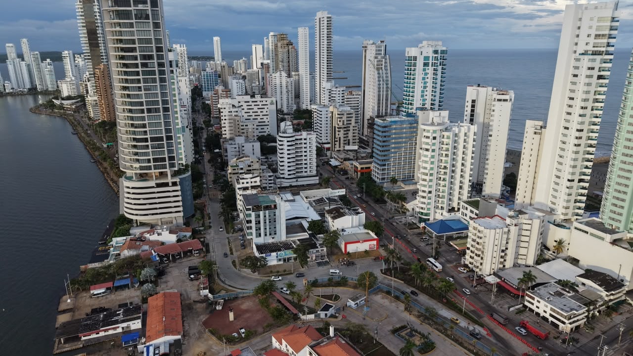 Habilitado primer tramo de megaobra en la avenida Chile en el sector turístico de Cartagena