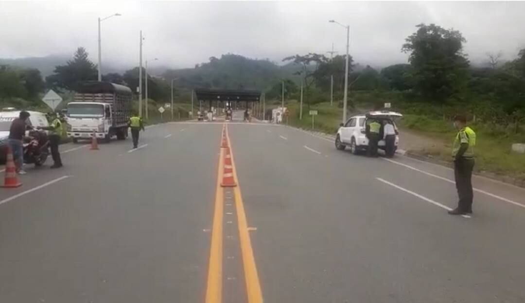 Investigan muerte de vigilante en un peaje de Caldas. Crédito: Policía Caldas.