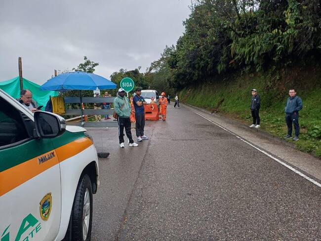 Problemas de movilidad en la vía Manizales-Fresno