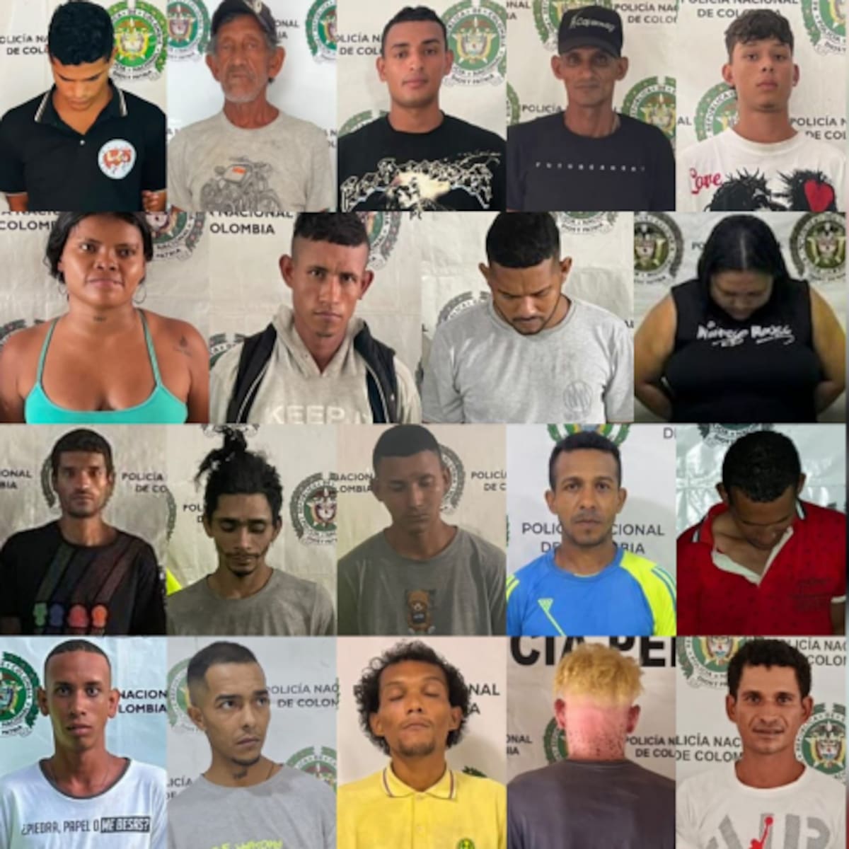 19 capturados y más de 2.000 dosis de droga incautadas en operativo en el Magdalena