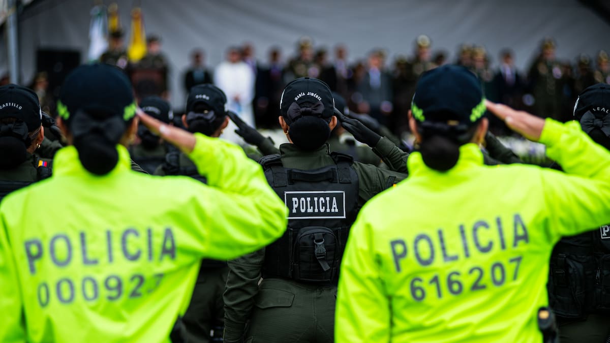 2.200 uniformados de la policía llegan a reforzar la seguridad Bogotá