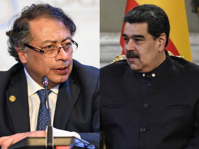 Gustavo Petro y Nicolás Maduro | Crédito: GettyImages