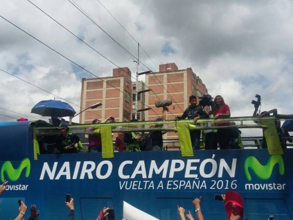 ¡Gracias Nairo! homenaje al campeón de la Vuelta a España 2016
