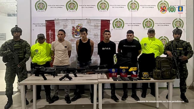 Judicializados cuatro presuntos integrantes de las disidencias de las FARC en Norte de Santander. / Foto: Fiscalía.