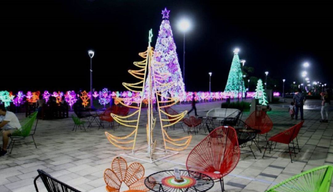 Alumbrado navideño Barranquilla.