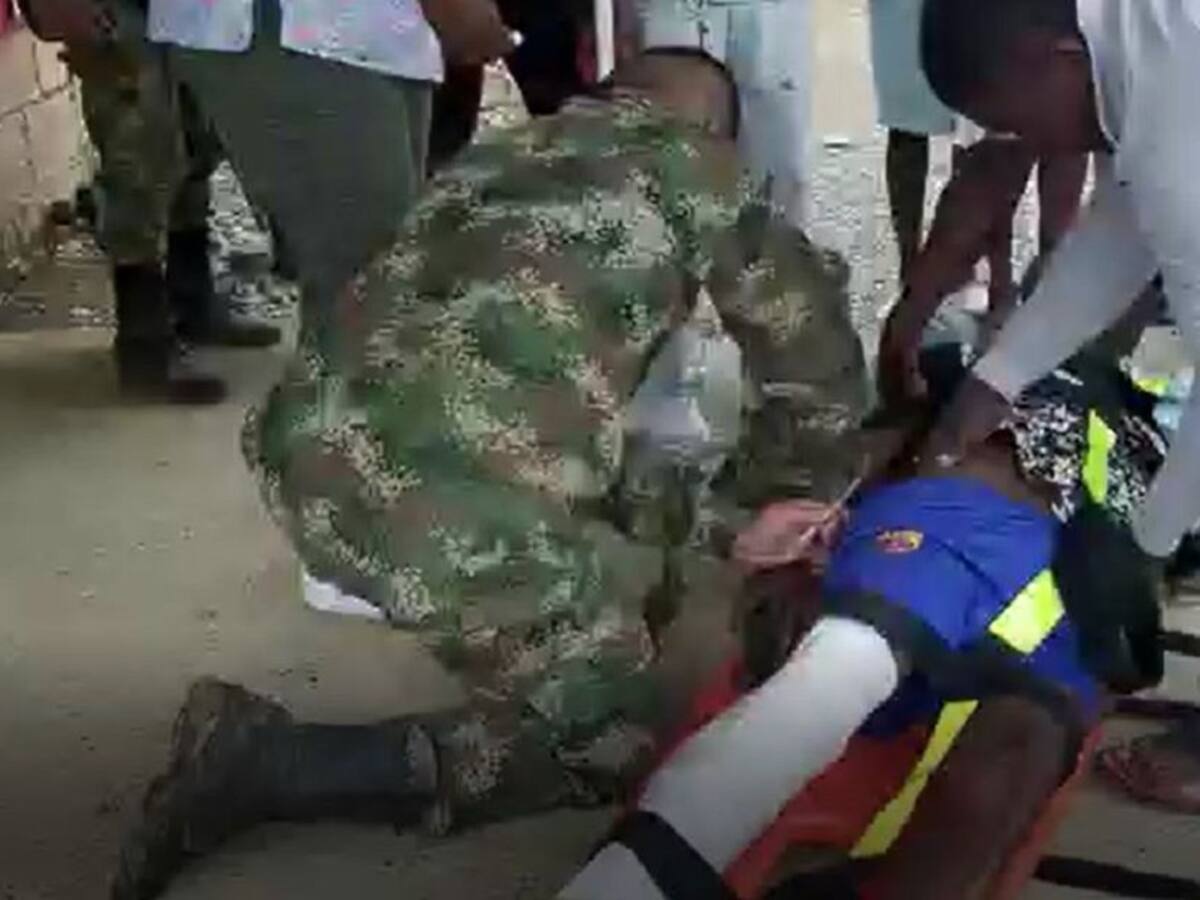 El ejército evacuó a un campesino herido por mina antipersonal en Chocó