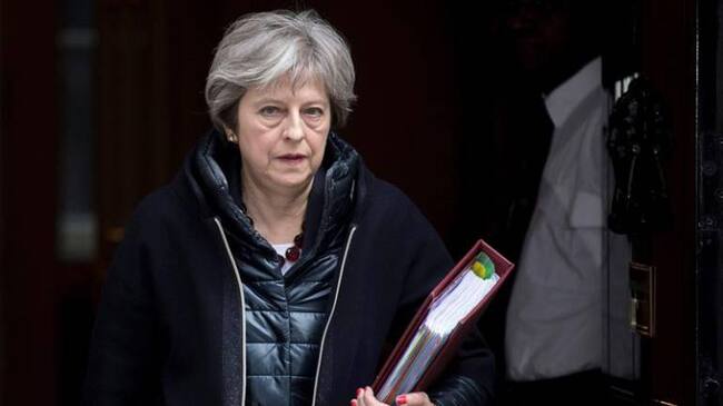 La primera ministra británica, Theresa May.