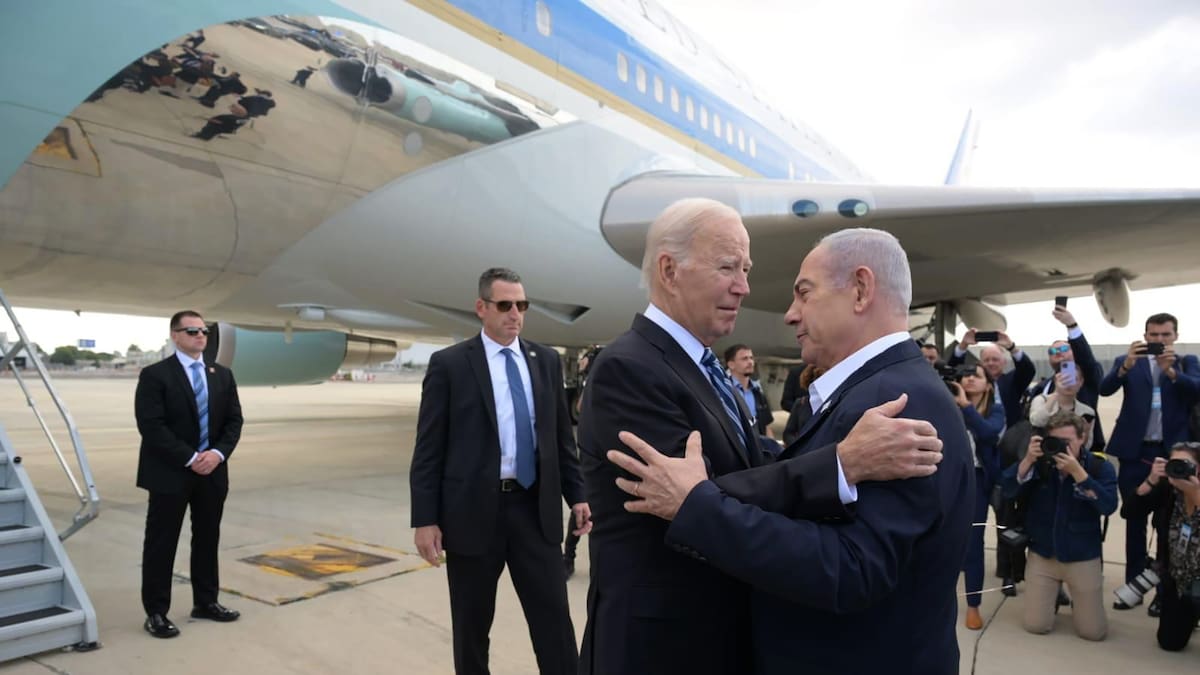 Biden apoya versión israelí sobre bombardeo a hospital en Gaza y arremete contra Hamás