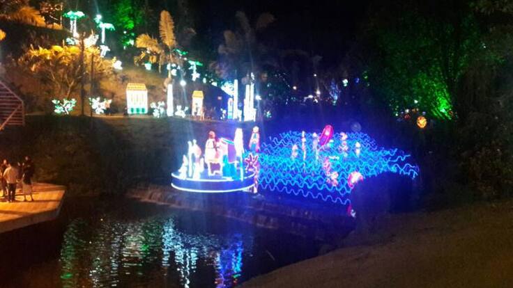 Más de 50 mil personas han visitado el alumbrado navideño en el Parque de la Vida en Armenia