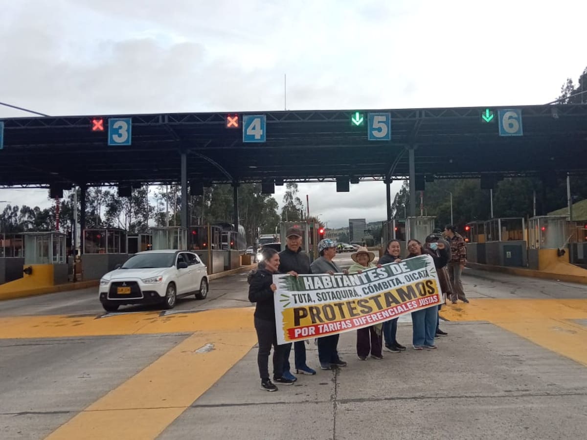 Comunidades vuelven a tomarse el peaje de Tuta por presuntos incumplimientos de la ANI