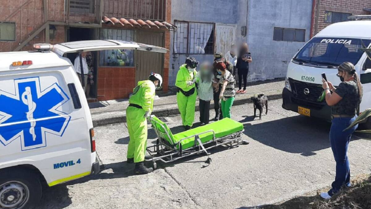 Rescatada en Villamaría adulta mayor en estado de abandono