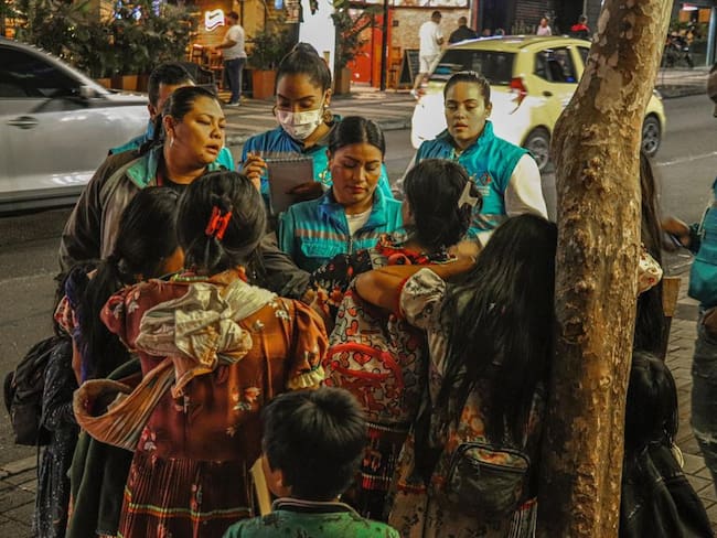 Hay 582 indígenas en situación de mendicidad en Medellín