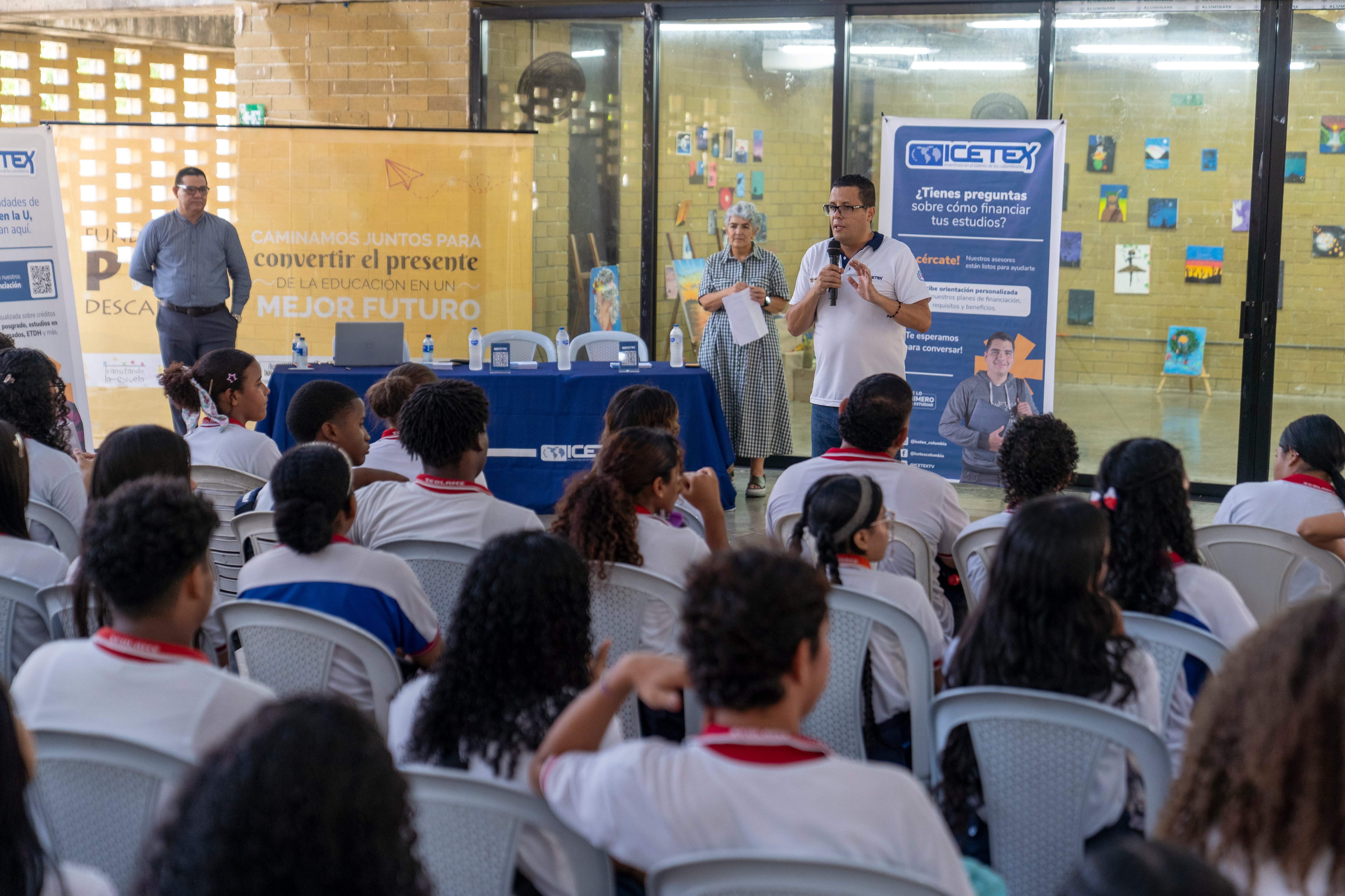 Los jóvenes recibieron información relevante. // Icetex