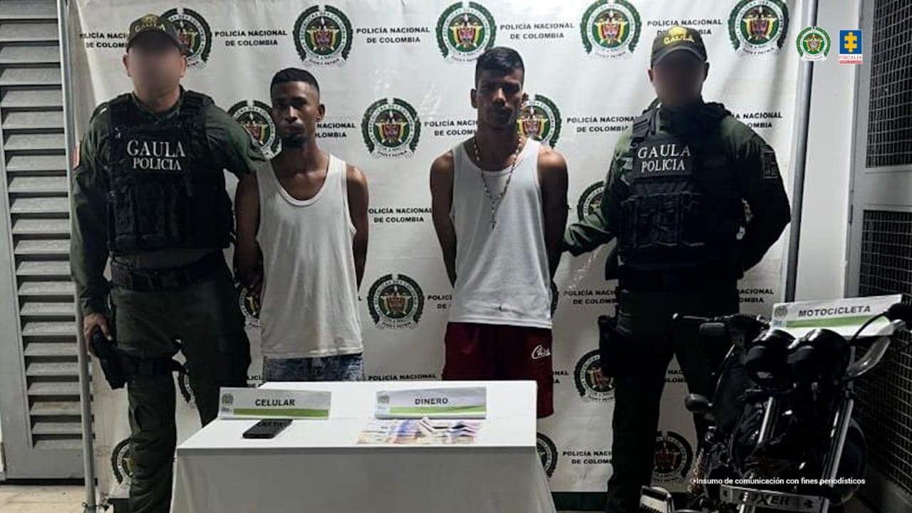 Fiscalía judicializa a dos presuntos extorsionistas en Cartagena