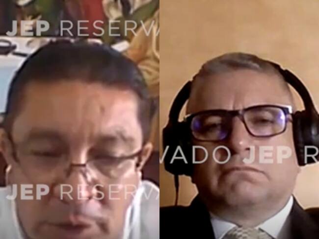 Miguel Beltrán Chacón y César Oswaldo Morales. Cortesía JEP
